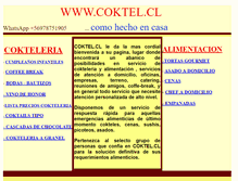 Tablet Screenshot of coktel.cl